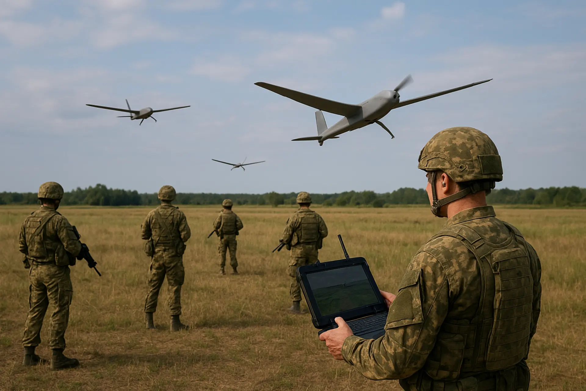 Real-Time Tactical Intelligence with UAVs